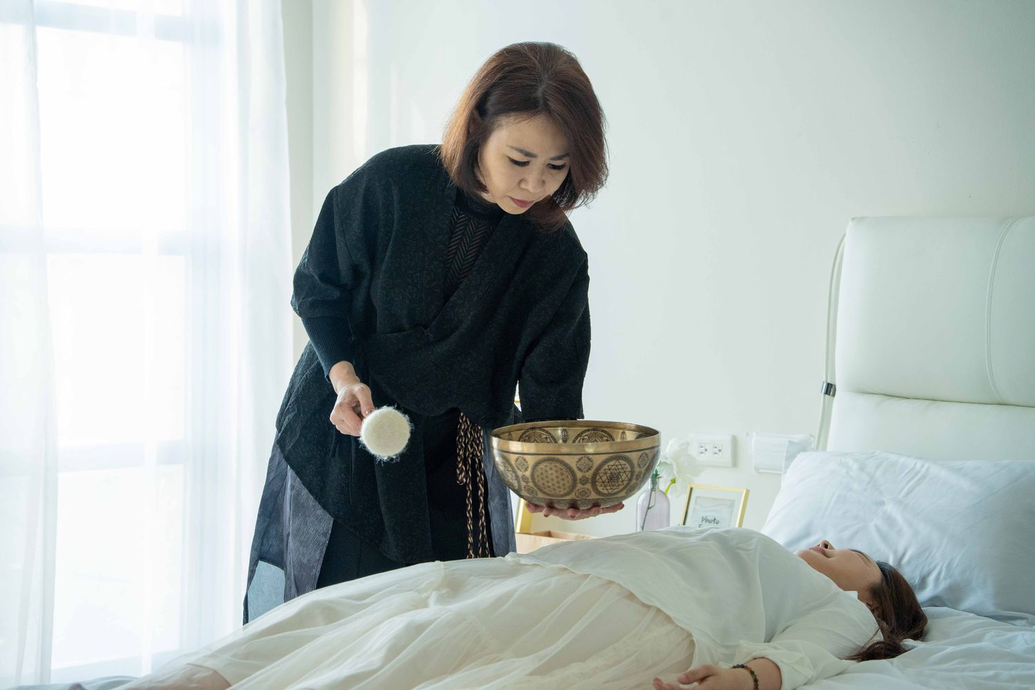real case of singing bowl healing for insomnia, 頌缽療癒失眠個案